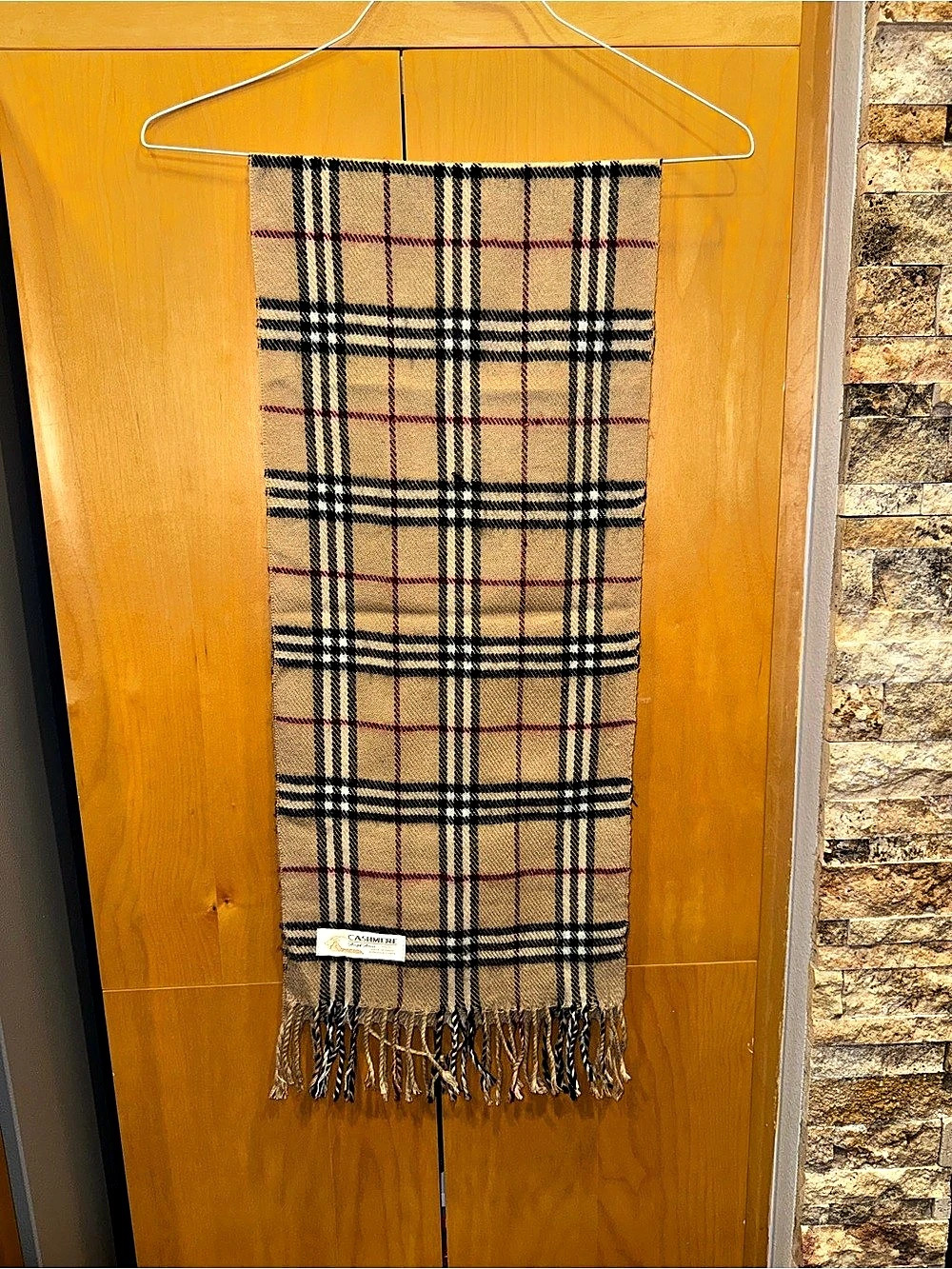 Cashmere Plaid Scarf